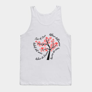 The international tree of love Tank Top